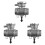 3X 5058482AD for   Compass  Caliber Upper Radiator Coolant Hose Connection Three-Way Valve Upgrade 1