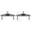 2X Multi-Grip LAT Pull Down Bar for Home Gym Fitness Spreader Plate LAT Pulldown Attachments System Cable Machine Handle 2