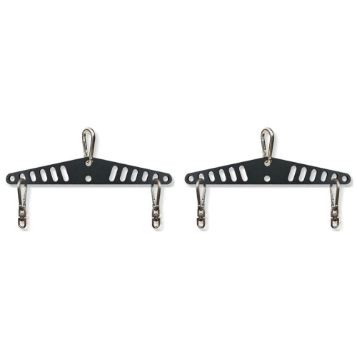 2X Multi-Grip LAT Pull Down Bar for Home Gym Fitness Spreader Plate LAT Pulldown Attachments System Cable Machine Handle