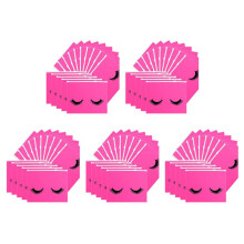 150 Pièces Sacs de Soin des Cils Sacs de Maquillage en Plastique Pochette de Maquillage de Toilette  Cosmétique avec Fermeture à Glissière S