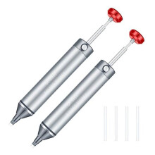 2 StüCk LöTsauger, Kein Verstopfen, Aluminium-EntlöTpumpe, LöTsauggeräT, HitzebestäNdige Silikon-SaugdüSe