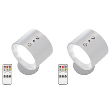 2X Glow Right  Halo Lux,Glow Right Everywhere Light,Glow Right Lights,Per USB Wiederaufladbare Lichter Weiß