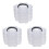 3X 3-Tier Clear Plastic Stackable Organiser Storage Hobby  Box Container Jewellery Case - Clear 1