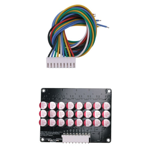Whole Group Balancer 8S 5A Active Lithium Lipo Lifepo4 Battery Equalizer  Transfer Capacitor BMS Board