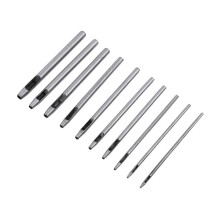 10 Pcs Leather Hole Punch Cutter Hollow Punch Set for Leather Tools for Soft Material Working 0.5-5mm