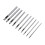 10 Pcs Leather Hole Punch Cutter Hollow Punch Set for Leather Tools for Soft Material Working 0.5-5mm 1