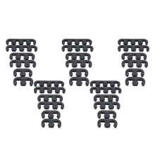 5X, 7 mm 8 mm Kunststof Bougiekabelafscheiders Verdelers Weefgetouwen Universele Zwarte Afscheiders Verdelers voor Chevy