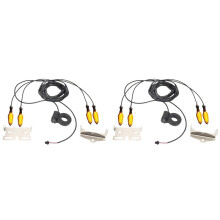 2X Electric Bicycle Ebike Turn Signal 36V 48V 52V 72V Waterproof Cable LED Flashing V04-36-72V