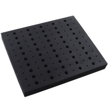 110 Holes Router Bit Tray Storage Holder for 1/4Inch 1/2Inch Shank Milling Cutters Brill Bits Organizer