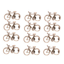 12 PeçAs Abridor de Garrafa de Bicicleta para Presente de LembrançA de Festa de Casamento, Abridor de Garrafa de Cerveja de Metal Lembrancinhas para