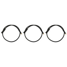 3X E-Bike Motor Extension Cable Waterproof 9 Pin 60cm Motor Extension Cable Electric Bike Conversion Parts