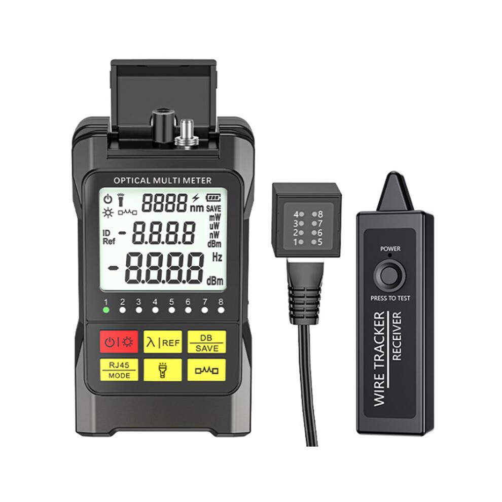 Fiber Optic Optical Power Meter Rj45 Tester -70-+10Dbm Optical Power Meter Network Attenuation Tester Light 6034064193921