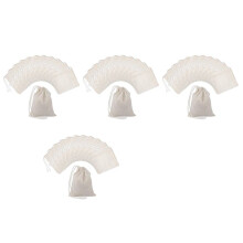Sacos de AlgodãO com CordãO de 400 Peças, Sacos de Musselina, Sacos de Chá (4 x 3 Polegadas)
