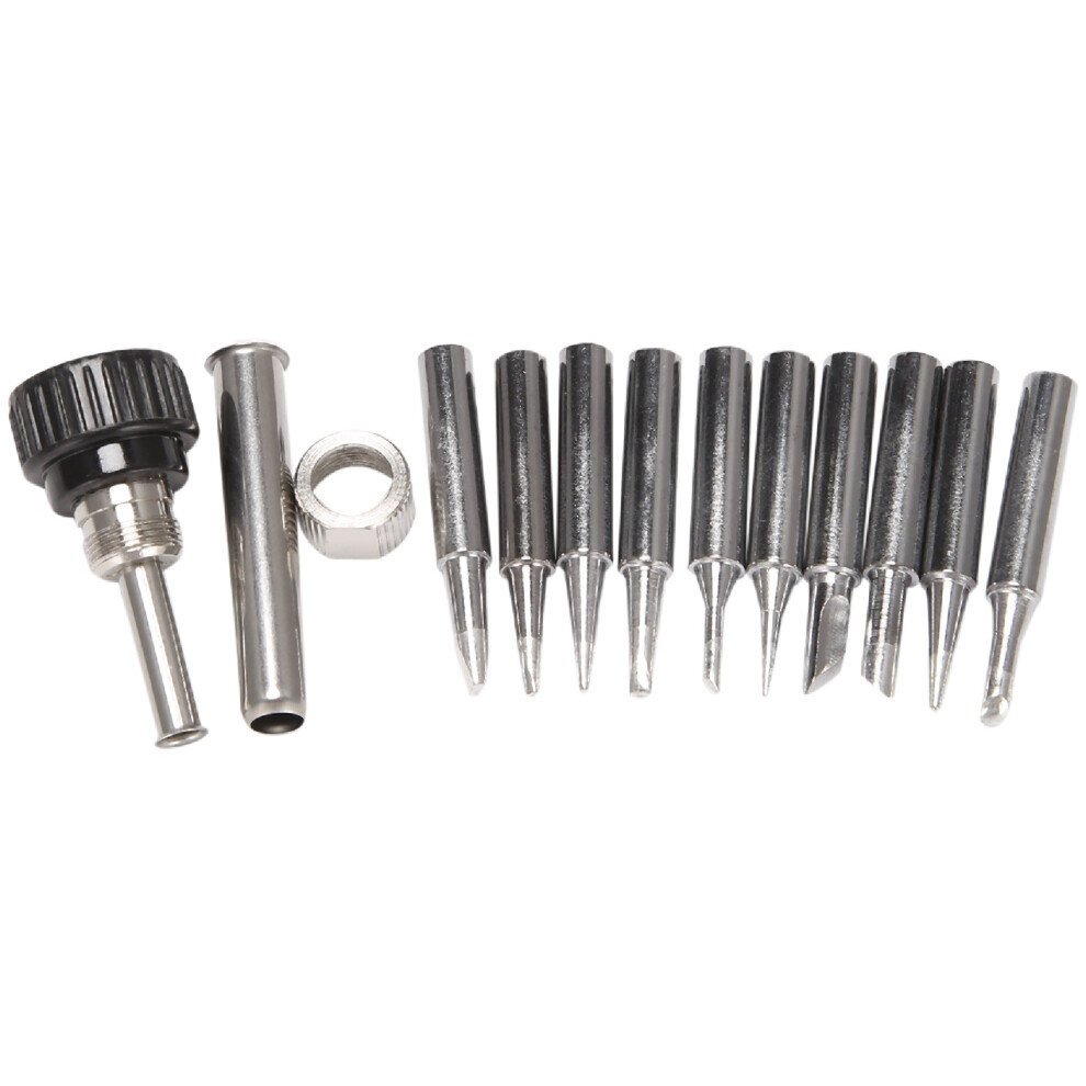 11Pc/Lot 900M-T Soldering Iron Tips Welding Tip 900M-T-I/B/K/1.2D/1.6D/2.4D/3.2D/2C/3C/4C Heating Elements Soldering Tips 4713180514149