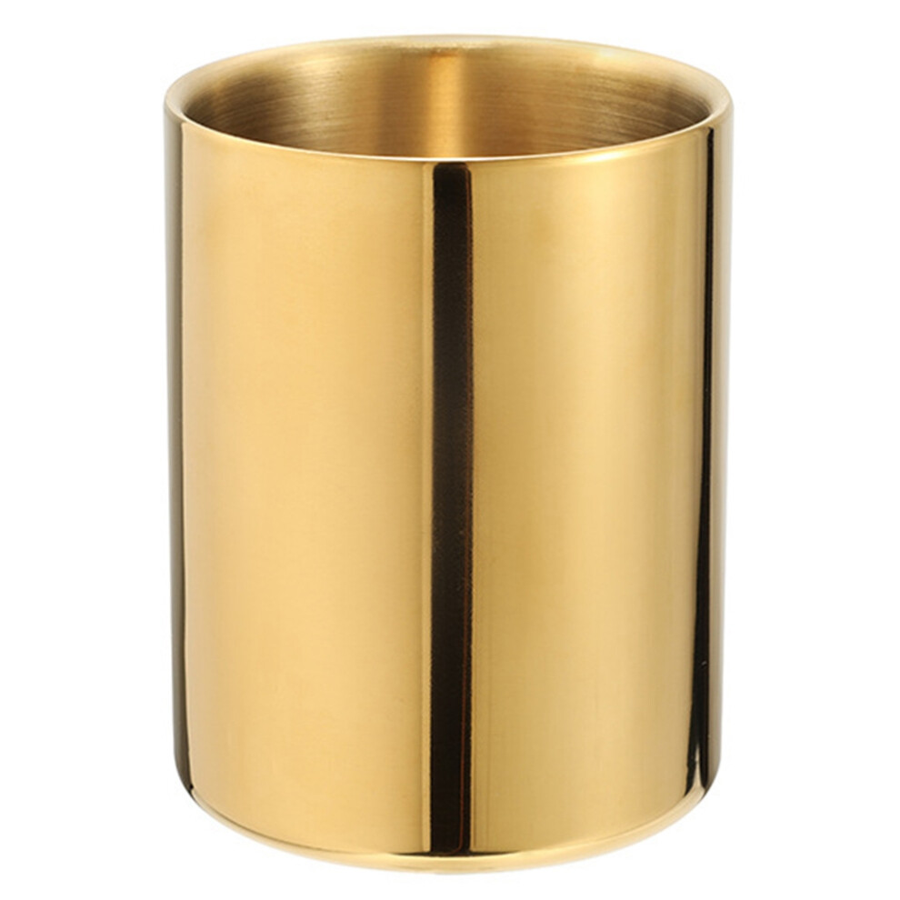 Pencil Cup Holder Desk Organizer Pen Pot Pen Holder Container Desktop Stationery Organizer Table Vases Flower Pot Gold 6031093270036