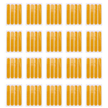 Front Rear Wheel Cover Protective Shell Reflective Sticker for  Max G30 Scooter Accessories 80PCS, Yellow