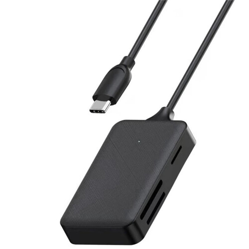 4-in-1 Card Reader Type C  Micro- TF CF MS Memory Card Reader Adapter for Laptop PC Multi OTG Card Reader