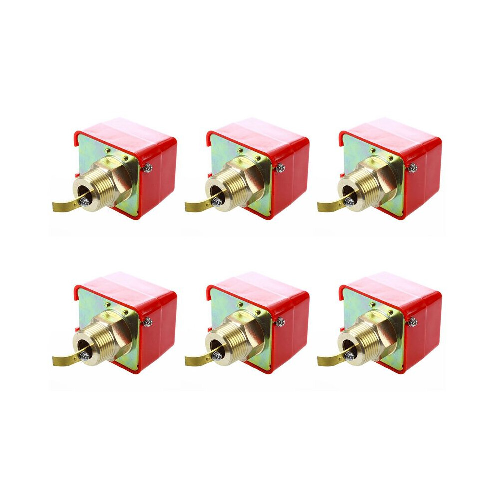6X Ac 220V 15A Male Thread Spdt Water Paddle Flow Hfs-25 6033855005160