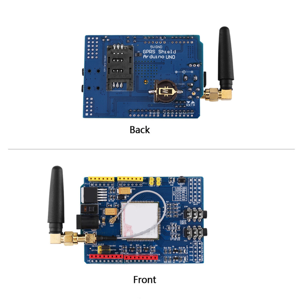 Quad Band Gprs Gsm Development Board With Antenna, 8.5X5.7cm 7671393029034