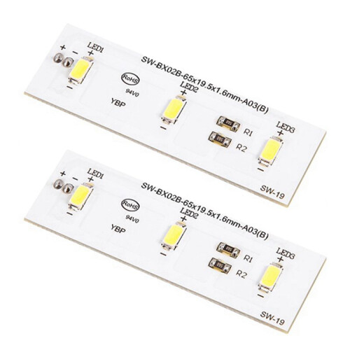 4PCS SW-BX02B Refrigerator Replacement LED Light Board ZBE2350HCA Light Bar SW-BX02B