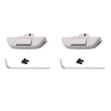 2X Maniglia Parasole per Tetto Apribile Posteriore 4L0898924B per Q7 2007 2008 2009 2010 2011 2012 2013 2014 2015 Grigio
