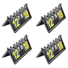 4X 4 Digit Score Board Basketball Football Volleyball Sport Table Tennis Scoreboard Waterproof Scoreboard