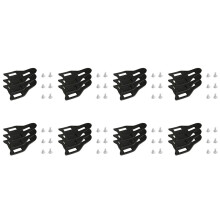 8X Rennrad-Schloss-Pedalscheiben, Fahrradschuh, Selbstverriegelnd, Verstellbar, Fahrradschloss, Pedalklampe, Dichtung, Fahrradpedale