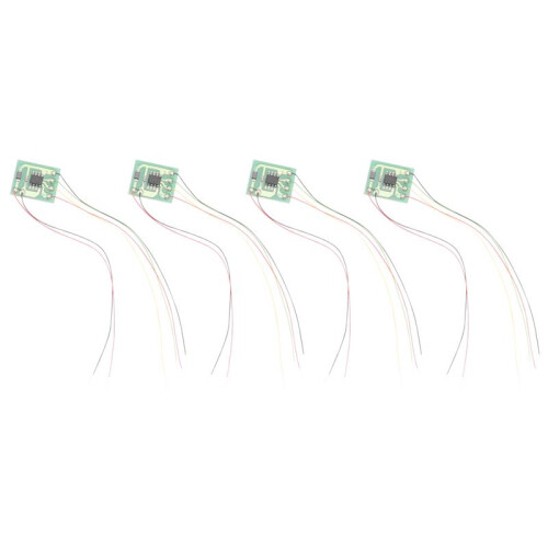 4Pcs DIY Scale Construction Sand Table Model Circuit Board Traffic Light Signal Model HO Scale Train Railway Miniature