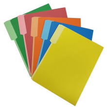 Manila Color FüNffarbiger Einseitiger Ordner, Papieraufbewahrungsordner, Einteiliger Ordner, BüRodatenklassifizierung