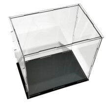 Acrylic Display Case, Clear Plastic Box , Dustproof Storage Showcase for Collectibles, Dolls, Car Models C