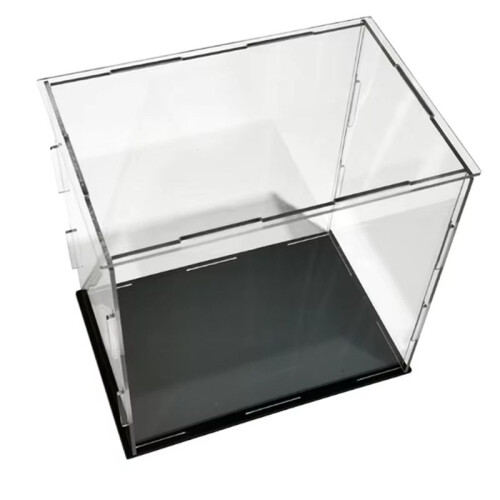 Acrylic Display Case, Clear Plastic Box , Dustproof Storage Showcase for Collectibles, Dolls, Car Models C