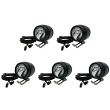 5X 6V-80V 24V 36V 48V 60V Universele Compatibel 3W 100LUX Fiets Elektrische Fiets E-Bike Koplamp Front Light Light Lamp