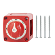 Cut /Off Marine Boat 12-48V 100-300A Battery Isolator Disconnect Rotary, Selector 4 Position