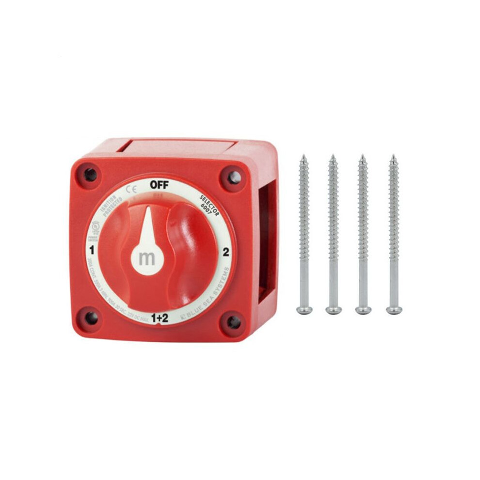 Cut /Off Marine Boat 12-48V 100-300A Battery Isolator Disconnect Rotary, Selector 4 Position 4712167409287