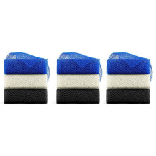 9 Pieces Bath Sponge African Net Long Net Bath Sponge Exfoliating Shower Body Scrubber Back Scrubber Skin Smoother