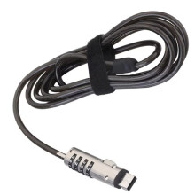 Câble Antivol USB Flexible pour Ordinateur Portable, Dispositif de Sécurité Antivol pour Ordinateur Portable, avec Patch Éponge Numérique.