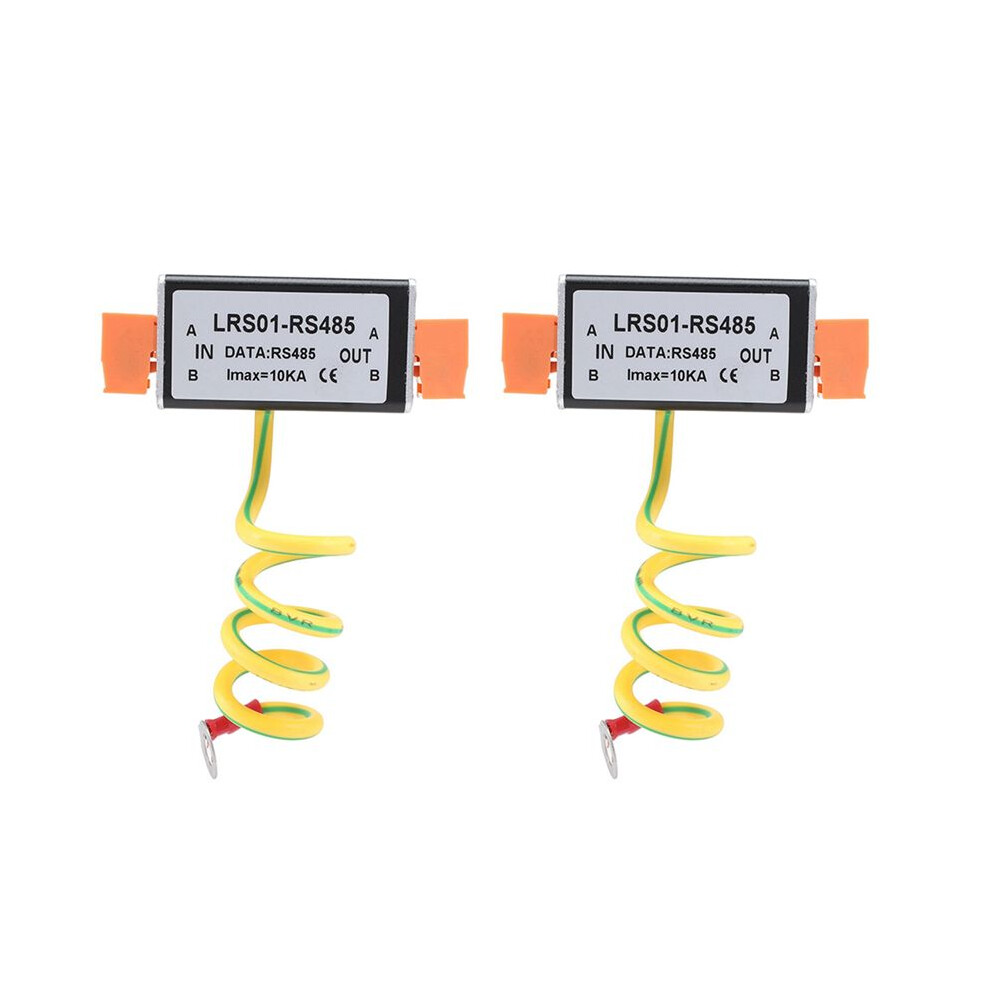 2X Rs485 Date Signal Power Arrester Anti Surge Protector Monitoring Cctv Camera Protection Device Thunder Preventer 6033479494104