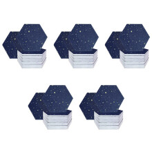 60 Pack Starry Sky Hexagon Acoustic Panels,Sound Proofing Padding,Sound Absorbing Panel for Studio Acoustic Treatment