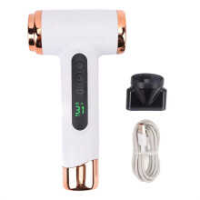 Portable Hair Dryer USB Charging Ergonomic Grip Hot and Cold Air Hair Dryer 200W Fast Drying with Nozzle for Travel,B