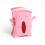 Vardagsrum Desktop Toalett Tissue Box Custom med Elastiskt Stöd Väggmonterad Tissue Storage Box Rosa 1