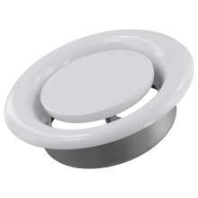 Round Air Vent Cover Outlet Adjustable Exhaust Vent Ducting Ventilation Ceiling Air Vent Cover 6inch