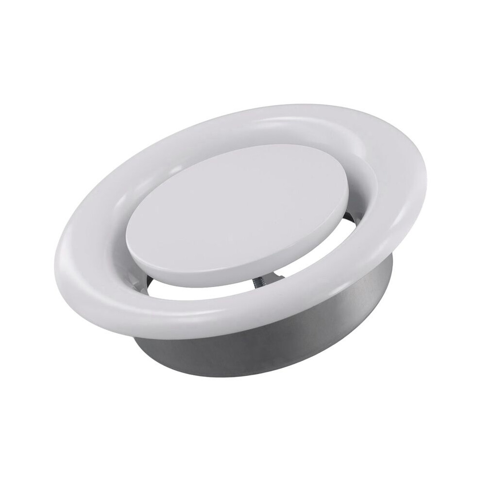 Round Air Vent Cover Outlet Adjustable Exhaust Vent Ducting Ventilation Ceiling Air Vent Cover 6Inch 6033395791622