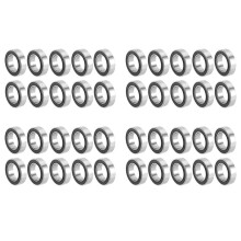 40 Pièces 17287-2RS 17287RS Roulement à Billes 17X28X7Mm Roues de Vélo Support de Pédalier Réparation Roulement
