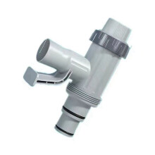 2PCS Above Ground Swimming Pool Hose Adapter Ground Pool Hose Adapter with Plunger Valve