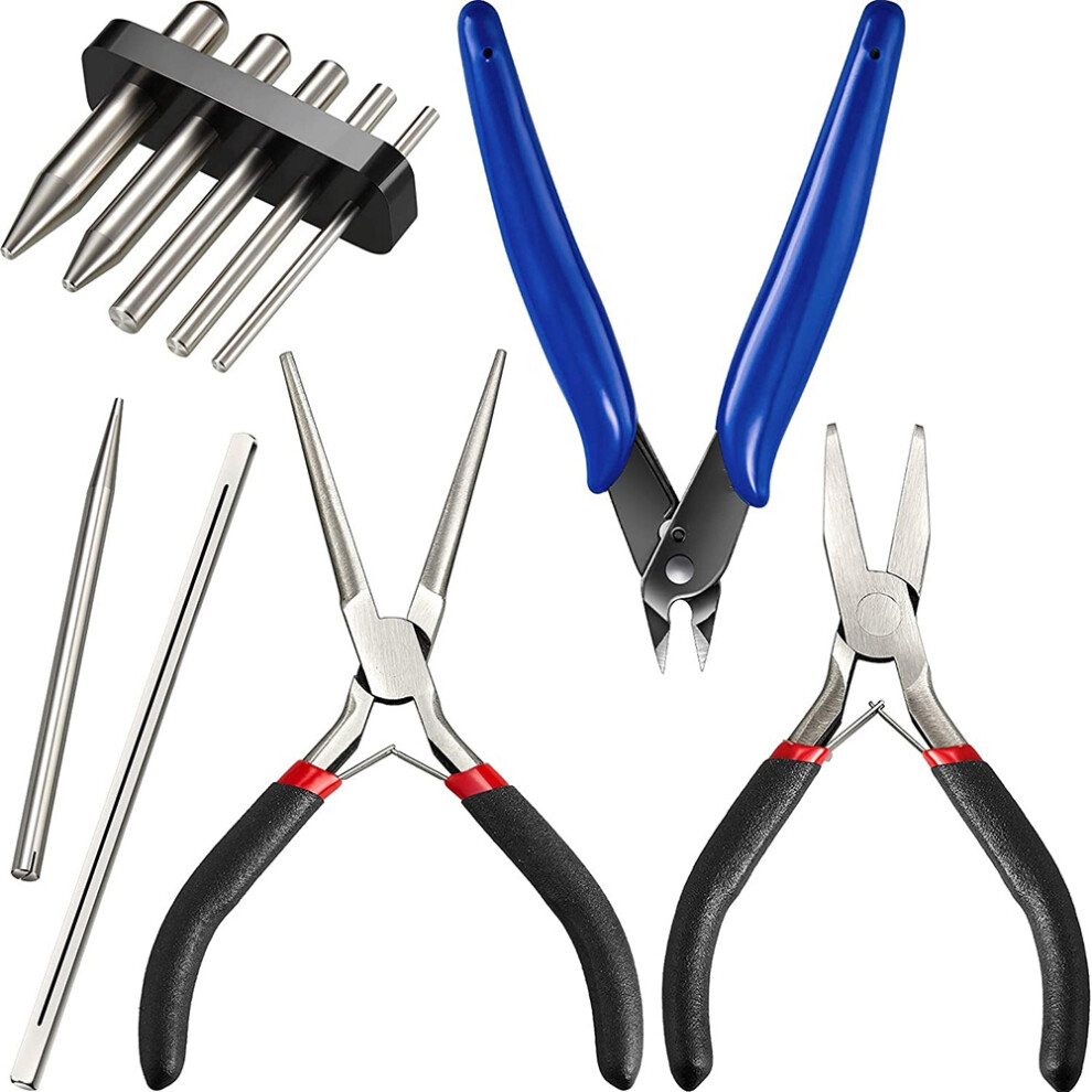Photos - Pliers 10 Pcs Metal DIY Model Tool Sets Tab Cylinder Cone Shape Bending Assist Tools for 3D Metal Jigsaw Puzzles Assembly