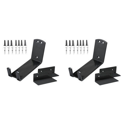 4X Wall-Mounted Bicycle Pedal Mounting Bracket Heavy-Duty Bicycle Fixed Hook Pedal Bicycle Storage Bracket