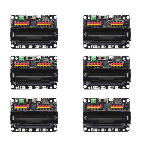 6X Micro: Bit Expansion Board Robotbit V2.0 Supports Makecode Offline Programming for Micro:Bit Extension Board Robotbit