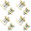 8Pcs Brass Watch Movement Holder Fixed Base Multi Function for Watchmaker Watch Clamp Watches Repair Tools 1