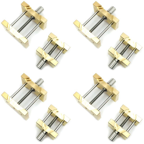 8Pcs Brass Watch Movement Holder Fixed Base Multi Function for Watchmaker Watch Clamp Watches Repair Tools