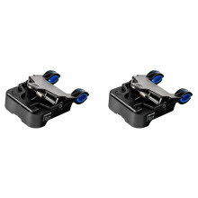 2X Calibrateur de Guidon de Vélo Outil de Vélo Ajusteur Central de Siège Outil de Mesure Indicateur D'Alignement avec Port de Charge